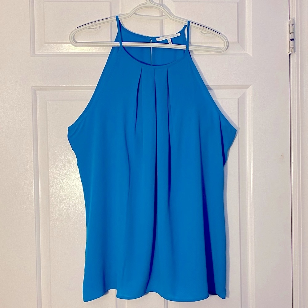 Violet + Claire EUC Blue Halter Neck Top